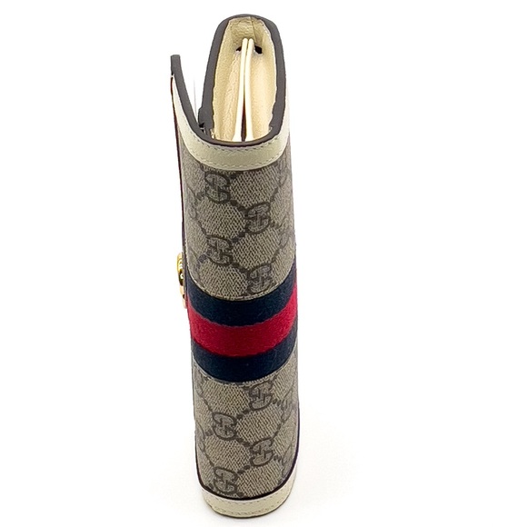 0237JPL Gucci Ophidia GG Continental Wallet Mystic White & GG Supreme Canvas - Picture 3 of 9